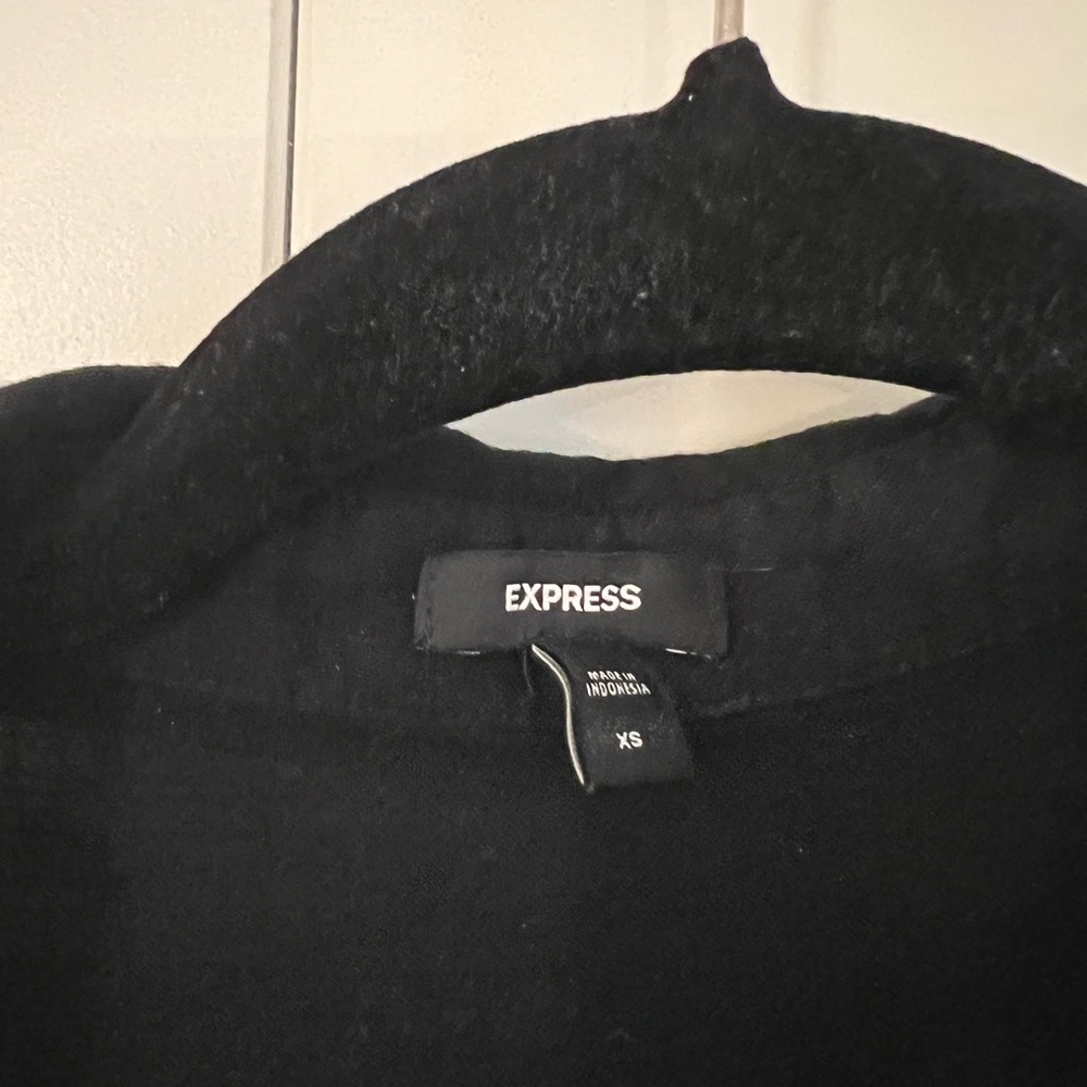 Express Elegant Black Blouse